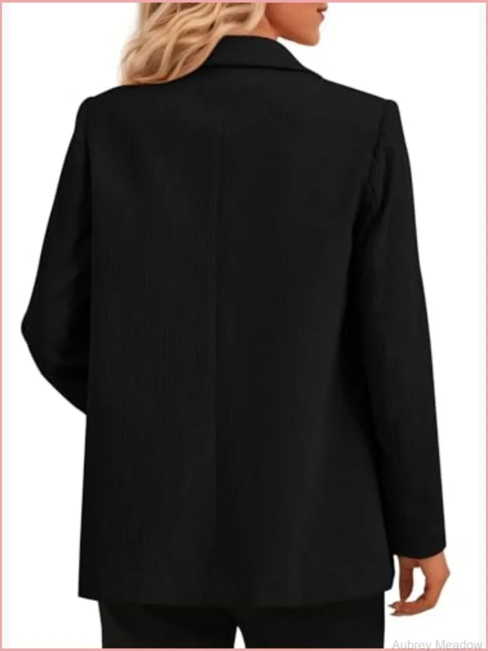 Corduroy Blazer Jacket Dressy Casual Long Sleeve Lapel Work Business Outerwear